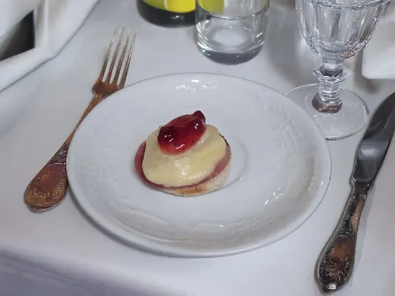 1 Gang vom 5-Gänge-Menü von Silvester im Duhner Landhaus