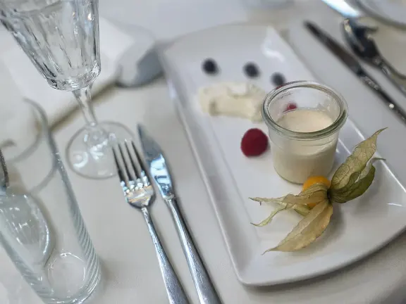 5 Gang vom 5-Gänge-Menü von Silvester im Duhner Landhaus