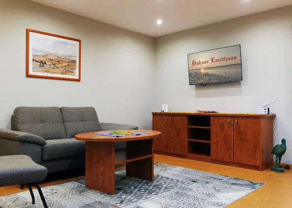 Blick in ein Wohnzimmer in einer Ferienwohnung im Haus Dallacker