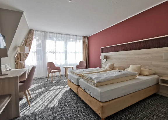Doppelzimmer im Hotel Duhner Landhaus in Duhnen bei Cuxhaven